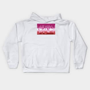 Dripping Lesbian Pride Kids Hoodie